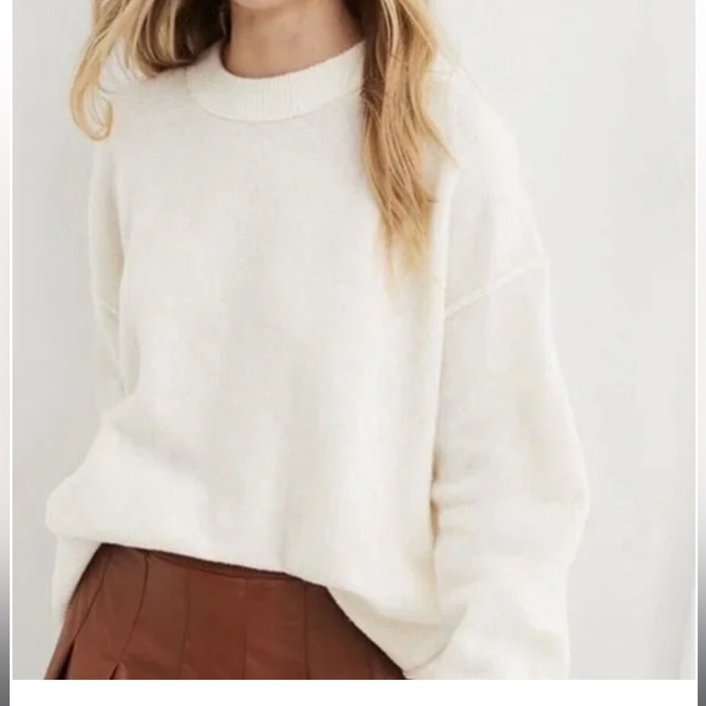 AERIE Unreal Toasted Coconut Sweater Small